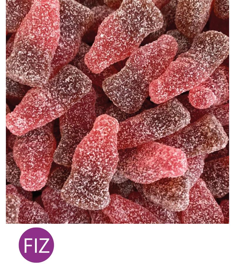 Fizzy Cherry Cola Bottles