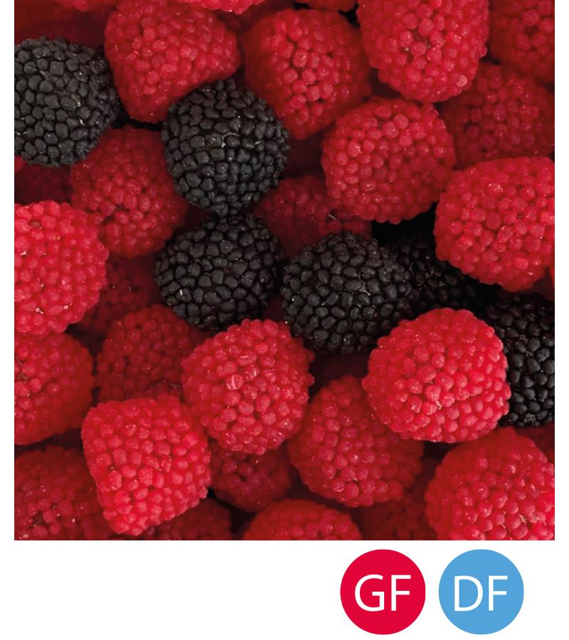 Mini Red & Black Berries