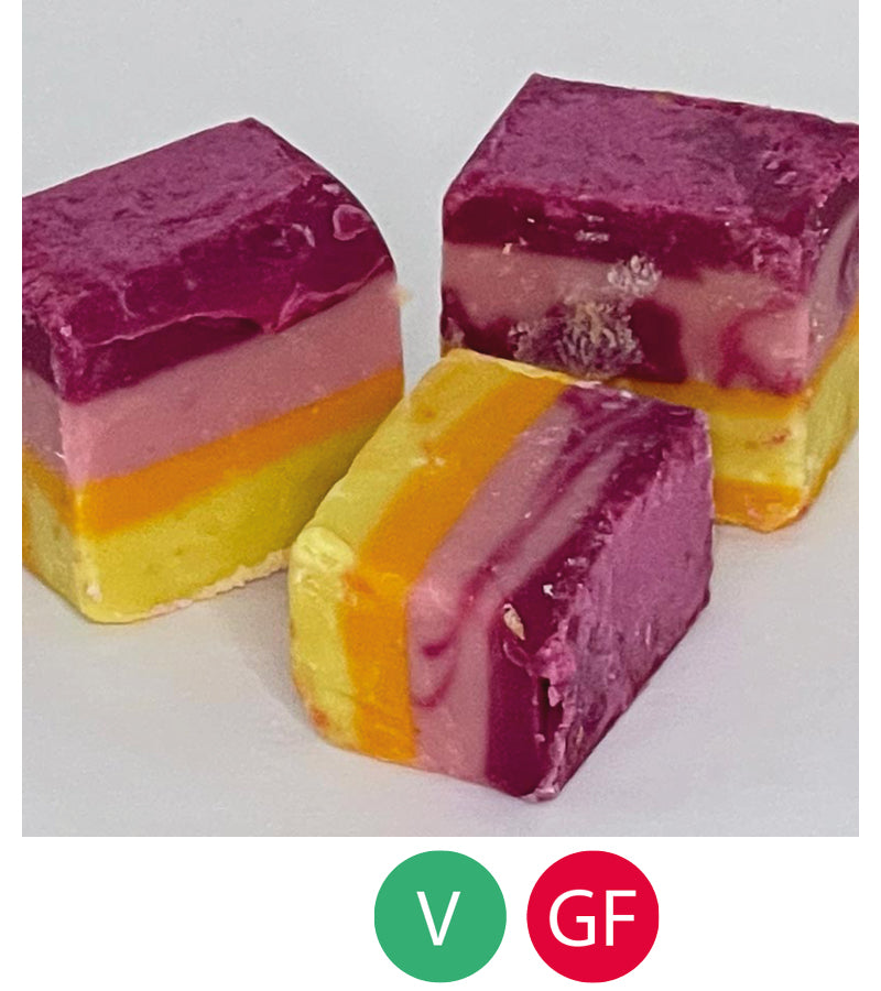 Rainbow Fruit Fudge