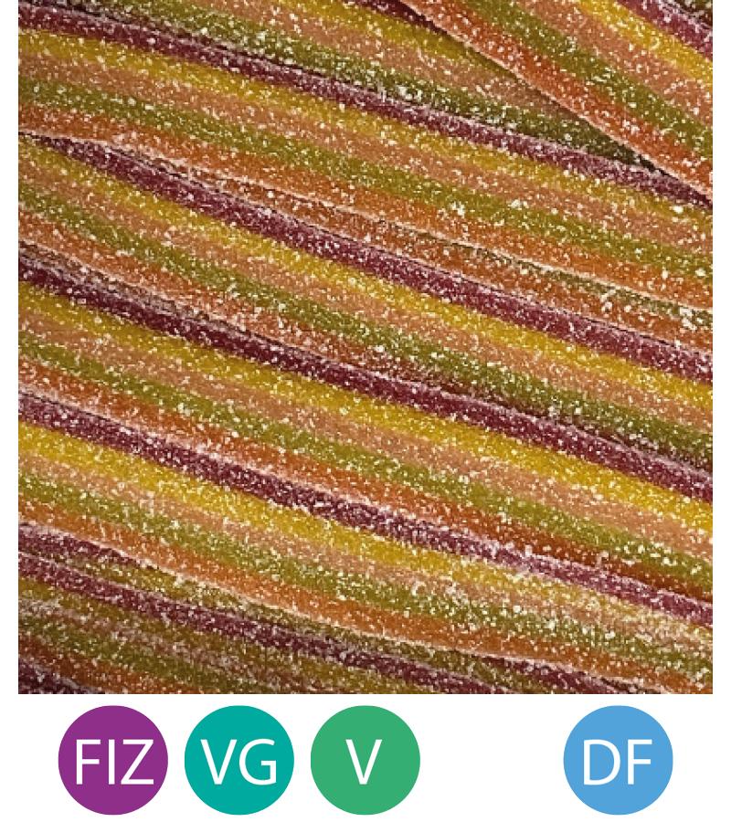 Fizzy Rainbow Belts  - 100g